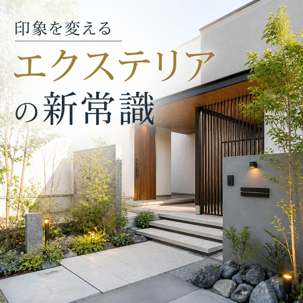 「印象を変えるエクステリアの新常識」